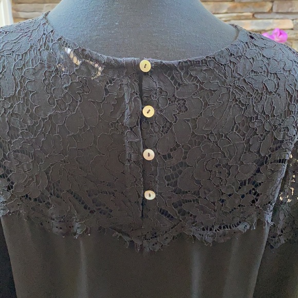 Black long sleeve lace top - Picture 5 of 5